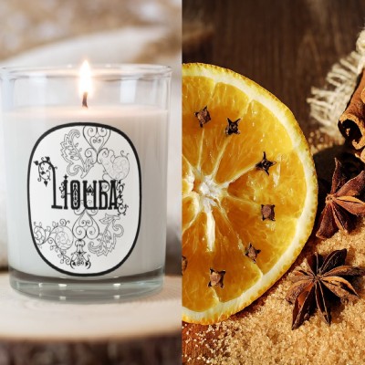 Bougie Parfumée Orange et Épices